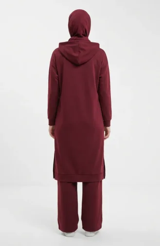 Ensemble Deux Pièces à Capuche Two-Thread 3084-03 Rose 3084-03