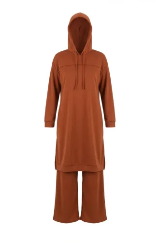 Ensemble Deux Pièces à Capuche Two-Thread 3084-04 Beige 3084-04