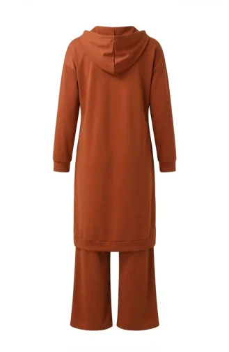 Ensemble Deux Pièces à Capuche Two-Thread 3084-04 Beige 3084-04