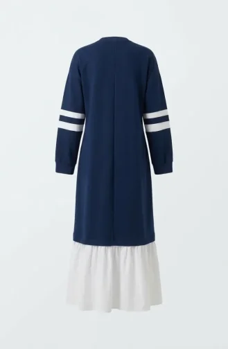 Garnili Sporty Hijab Dress 71079-03 Indigo 71079-03