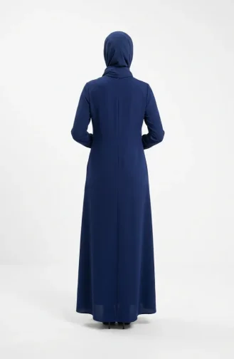 Robe Hijab Ornée De Pierres 6273-01 Parlement 6273-01