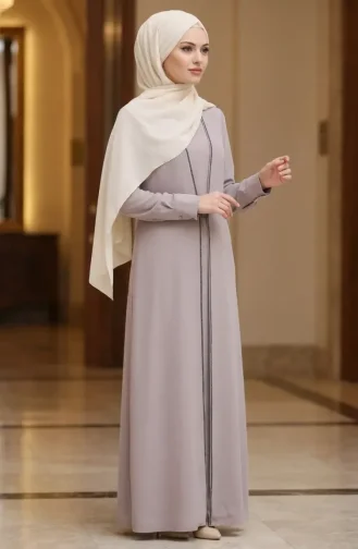 Hijabjurk Met Stenen Versiering 6273-05 Stone 6273-05