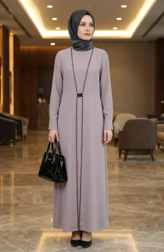 Hijabjurk Met Stenen Versiering 6273-05 Stone 6273-05