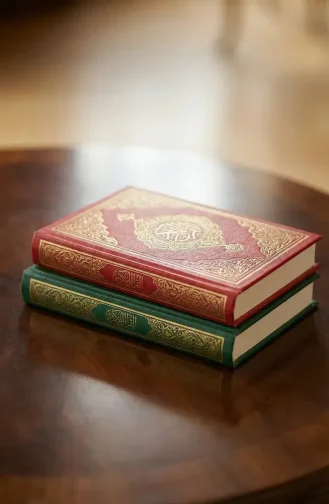 Ramazana Özel 5 Li Huzur Seti - Namaz Elbisesi Kuranı Kerim Seccade Zikirmatik Tesbih - 0001-01 Lacivert
