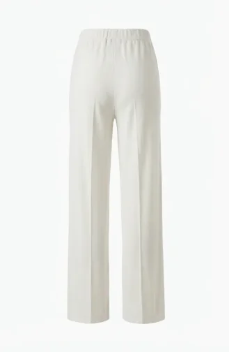 Pantalon à Taille élastique 71126-01 Crème 71126-01