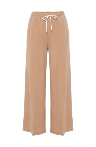 Pantalon à Taille élastique 71126-02 Beige 71126-02