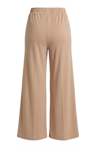 Pantalon à Taille élastique 71126-02 Beige 71126-02