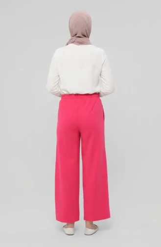 Pantalon à Taille élastique 71126-04 Fuchsia 71126-04