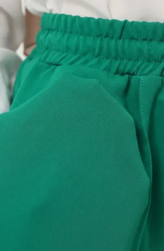 Pantalon à Taille élastique 71126-06 Vert 71126-06