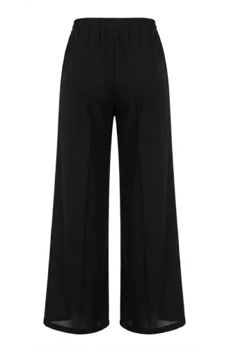 Pantalon à Taille élastique 71126-08 Noir 71126-08