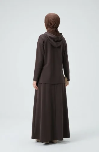 Ensemble Deux Pièces à Capuche En Tissu Oysho 2237-03 Marron 2237-03
