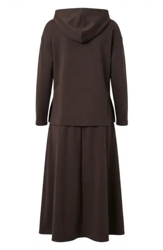Ensemble Deux Pièces à Capuche En Tissu Oysho 2237-03 Marron 2237-03