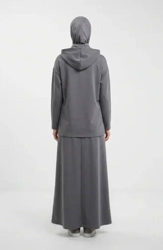 Ensemble Deux Pièces à Capuche En Tissu Oysho 2237-04 Gris 2237-04