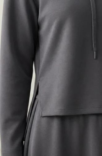 Ensemble Deux Pièces à Capuche En Tissu Oysho 2237-04 Gris 2237-04
