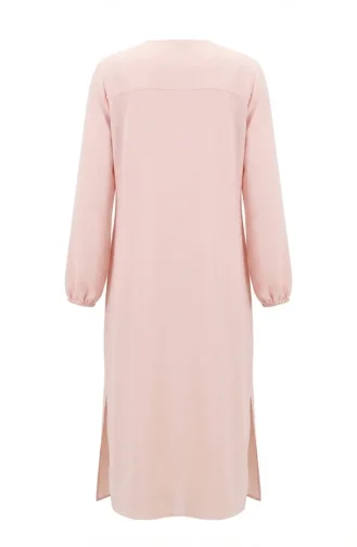 Side Slit Long Tunic 4104-08 Powder 4104-08