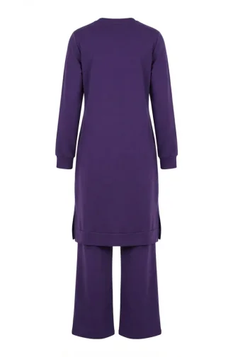 Trainingspak Met Splitdetails 3083-26 Lila 3083-26