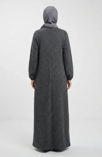 Robe D`hiver En Maille Texturée 2511-04 Anthracite 2511-04