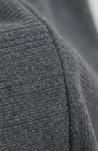 Robe D`hiver En Maille Texturée 2511-04 Anthracite 2511-04