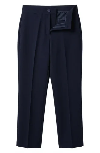 Hose Mit Geradem Bein 1155-02 Marineblau 1155-02