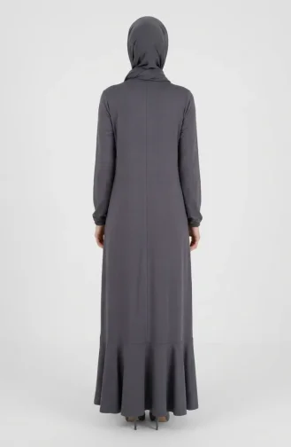 Kleid Mit Rüschensaum 2244-02 Anthrazit 2244-02