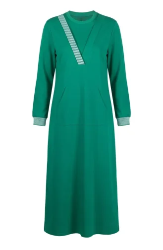 Sportkleid Mit Kängurutasche 71188-03 Grün 71188-03