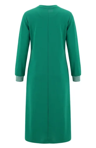 Sportkleid Mit Kängurutasche 71188-03 Grün 71188-03