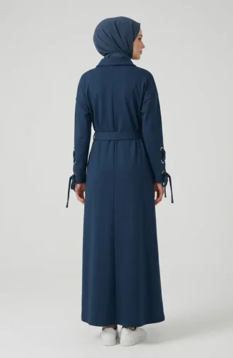 Robe Sport Ceinturée à Boutons-pression 71183-02 Indigo 71183-02