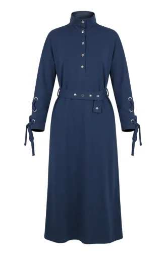 Robe Sport Ceinturée à Boutons-pression 71183-02 Indigo 71183-02