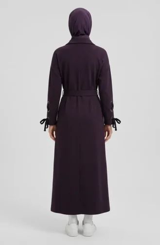 Robe Sport Violette à Ceinture Et Boutons-pression 71183-03 71183-03