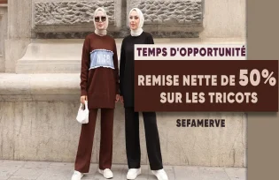 50% Rabatt auf Strickmode