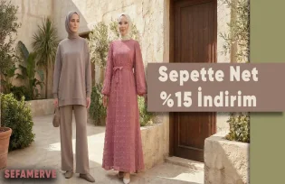 Sepette Net %15 İndirim