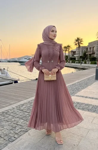 Robe En Mousseline à Volants 50016-01 Oignon 50016-01
