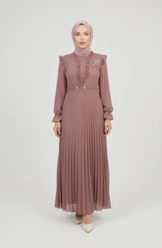 Robe En Mousseline à Volants 50016-01 Oignon 50016-01