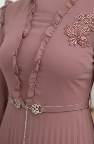 Robe En Mousseline à Volants 50016-01 Oignon 50016-01