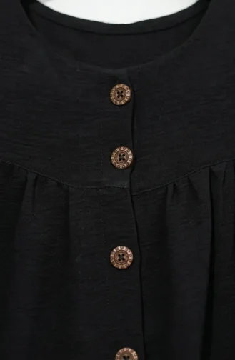 Aerobin Kumaş Tunik Pantolon İkili Takım 4146-04 Siyah