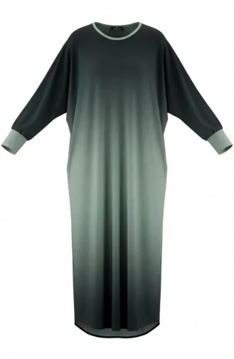 Sandfarbenes Kleid Mit Fledermausärmeln 1908-15 Grün 1908-15