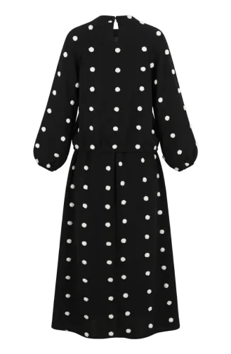 Zweiteiliges Set Mit Pompon-Detail 0260-02 Schwarz 0260-02