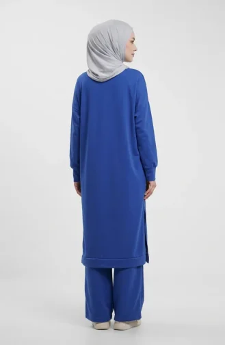 Zweiteiliger Anzug Aus Zwei Garnen Tunika Und Hose 0549-03 Saks 0549-03