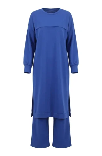 Zweiteiliger Anzug Aus Zwei Garnen Tunika Und Hose 0549-03 Saks 0549-03