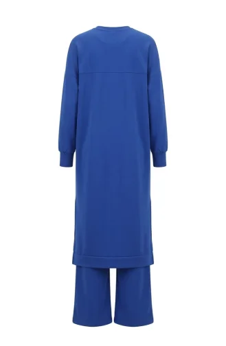Zweiteiliger Anzug Aus Zwei Garnen Tunika Und Hose 0549-03 Saks 0549-03