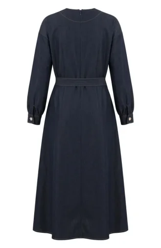Ensemble Deux Pièces En Coton Bleu Marine 71450-01 71450-01