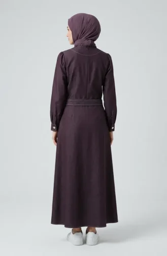 Ensemble Deux Pièces En Coton Couleur Prune Réf. 71450-02 71450-02