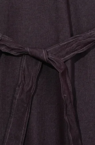 Ensemble Deux Pièces En Coton Couleur Prune Réf. 71450-02 71450-02
