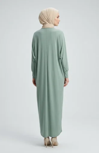 Robe Ample à Manches Chauve-souris 2000-29 Vert Clair 2000-29