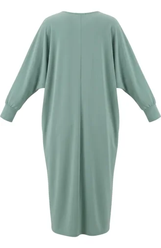 Robe Ample à Manches Chauve-souris 2000-29 Vert Clair 2000-29