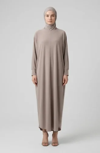 Robe Ample à Manches Chauve-souris 2000-30 Beige Clair 2000-30