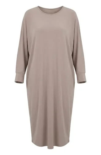 Robe Ample à Manches Chauve-souris 2000-30 Beige Clair 2000-30