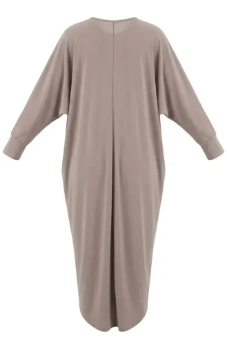 Robe Ample à Manches Chauve-souris 2000-30 Beige Clair 2000-30
