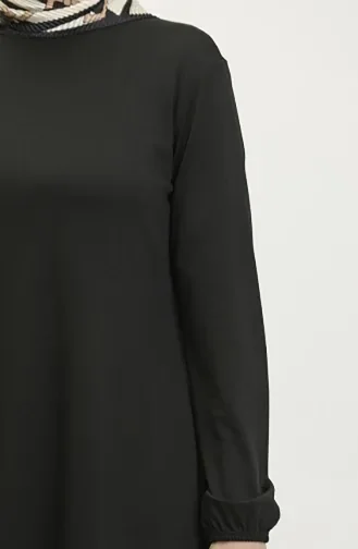 Tunique Simple De Saison Pour Jeunes Noire Réf. 8772-01 8772-01
