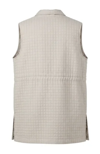 Steppweste Mit Reißverschlusstaschen 12032-04 Beige 12032-04